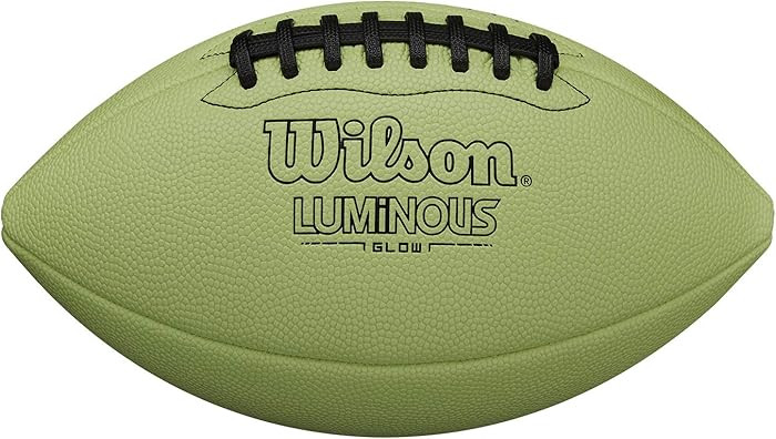 Wilson Luminous Glow Football - Junior Size, Green | Amazon (US)