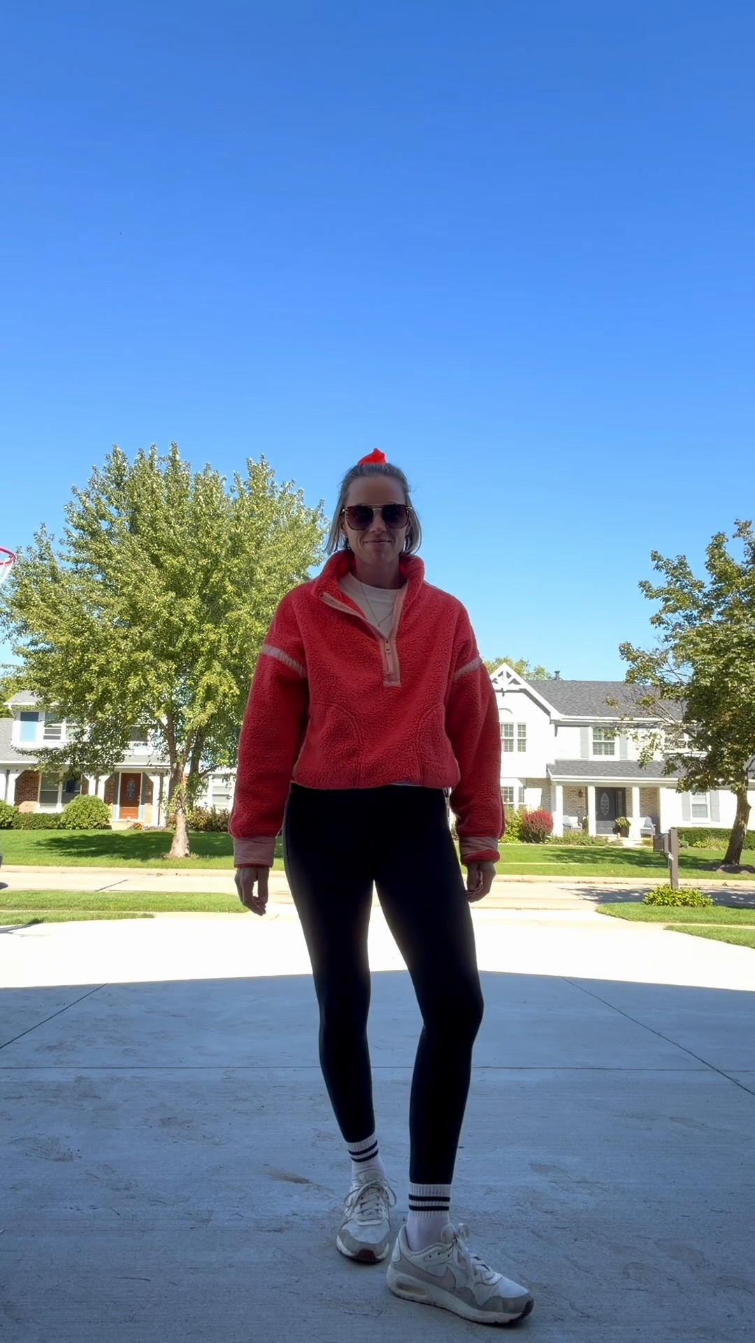 Got so many compliments on this outfit today at all my kids sporting events! This three people look for less comes in lots of colors. I grabbed orange for our high school’s colors!￼

#LTKootd #LTKmomlife #LTKdayinmylife