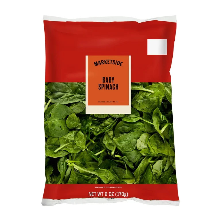 Marketside Fresh Baby Spinach, 6 oz Bag (Fresh) | Walmart (US)