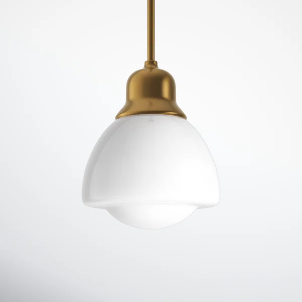 Katarina 1 - Light Single Schoolhouse Pendant | Wayfair North America