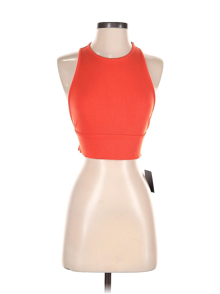 Lulus Tank Top Orange Halter Tops - New - Size Small | ThredUp