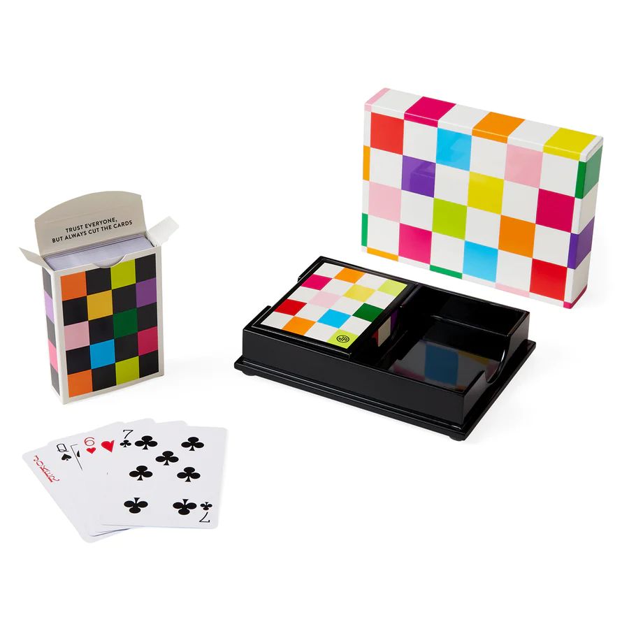 Checkerboard Lacquer Card Set | Jonathan Adler US