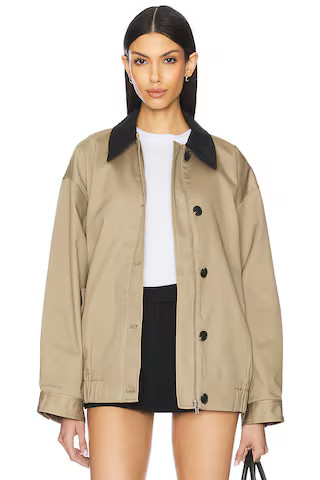 EAVES Yuna Jacket in Khaki Greige from Revolve.com | Revolve Clothing (Global)