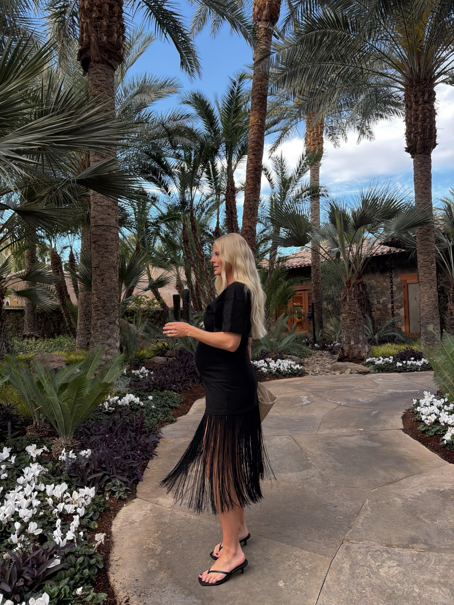 Size small in dress, true size in shoes. 

#kathleenpost Babymoon outfit, chic maternity outfit Casual chic outfit, matching set look, dinner date outfit, bump friendly, maternity 

#LTKBump