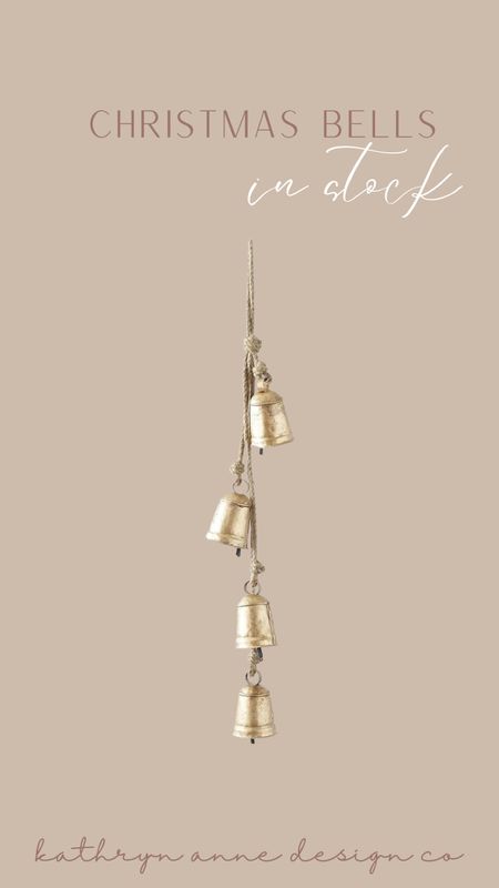 Hurry these won’t last long! Christmas bells in stock now 

#LTKstyletip #LTKhome #LTKHoliday