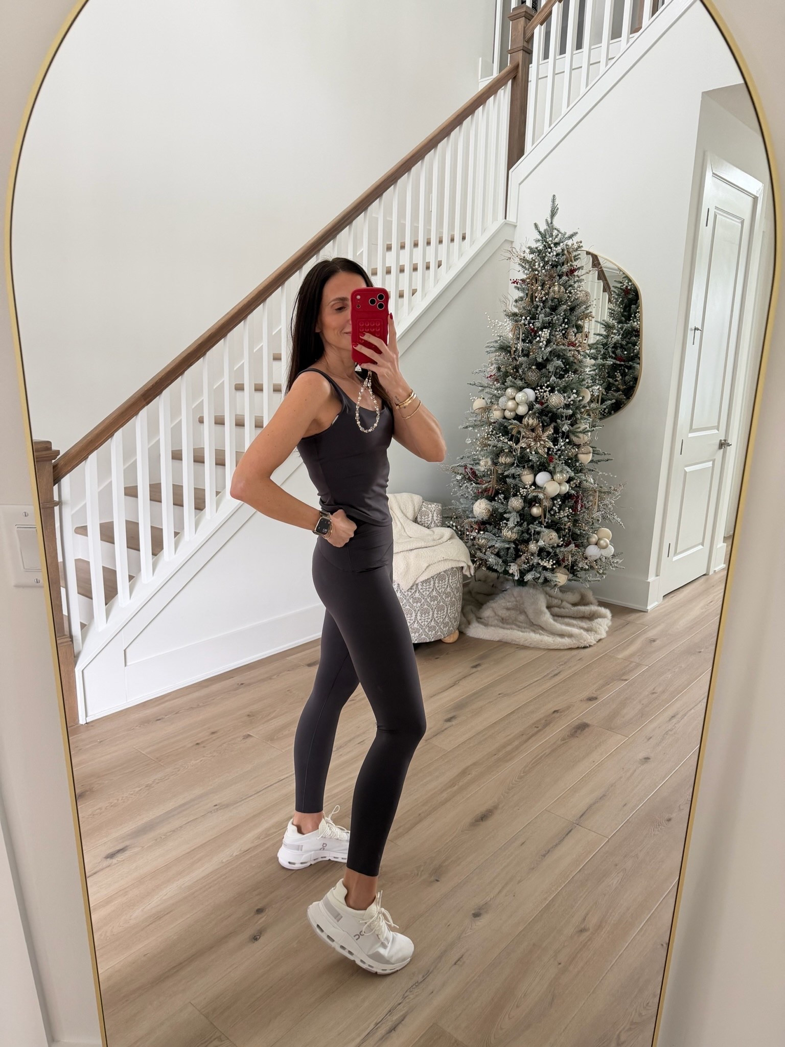 Leggings, Athletic wear, Matching set, Tank top, Annabrstyle 

#LTKSeasonal #LTKOver40