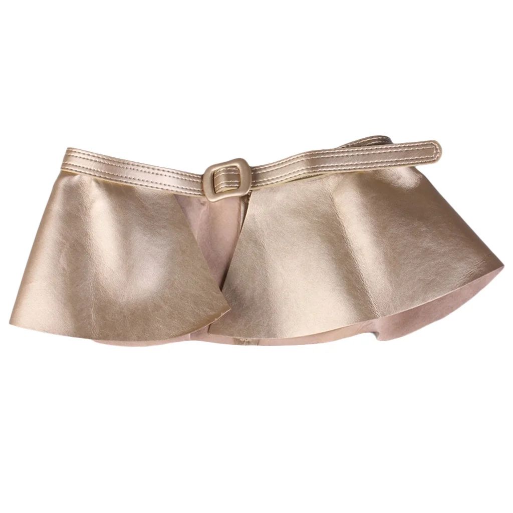 SIEYIO Women Adjustable Faux Leather Peplum Cinch Belt Wide Waistband Skirt Belt | Walmart (US)