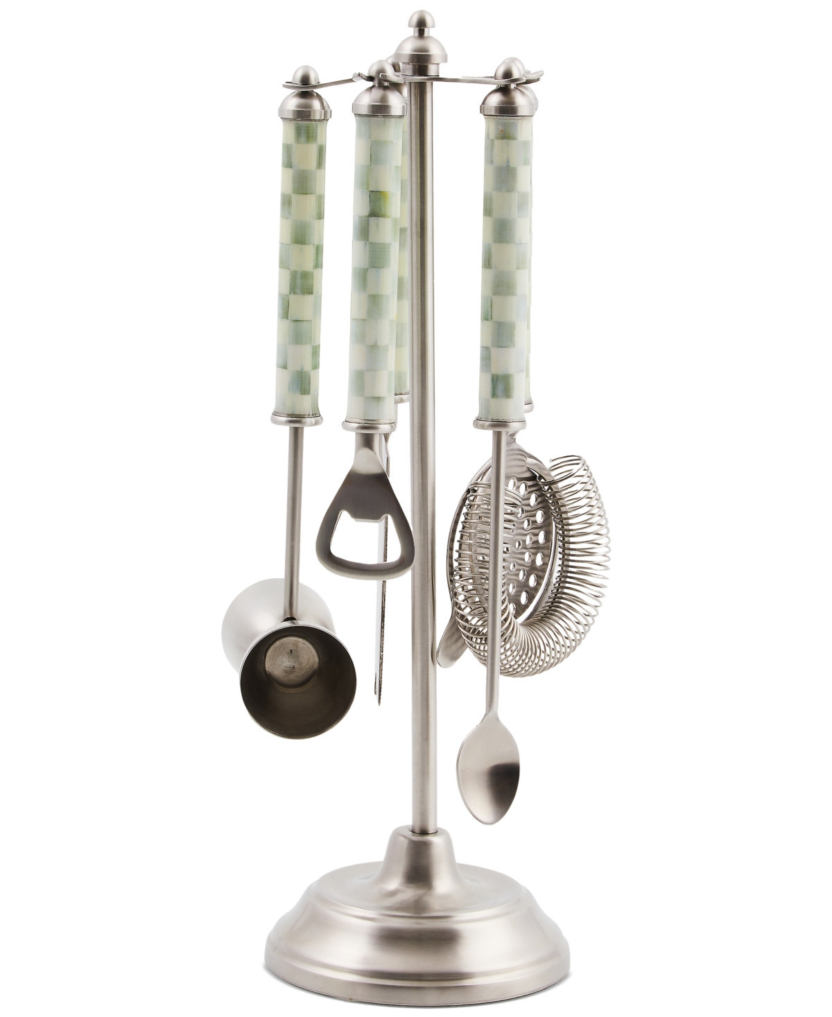 MacKenzie-Childs Sterling Check 3260 Bar Tool, Set of 5 - Multi | Macy's