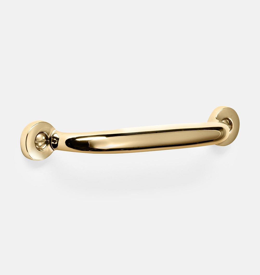 Massey Drawer Pull, 4"" - Unlacquered Brass | Rejuvenation