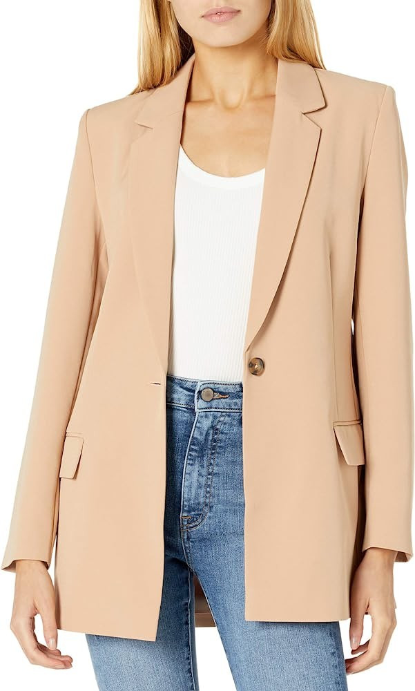 The Drop Women's Blake Long Blazer | Amazon (US)
