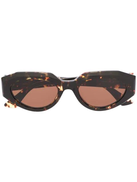 tortoiseshell oval sunglasses | Farfetch (US)