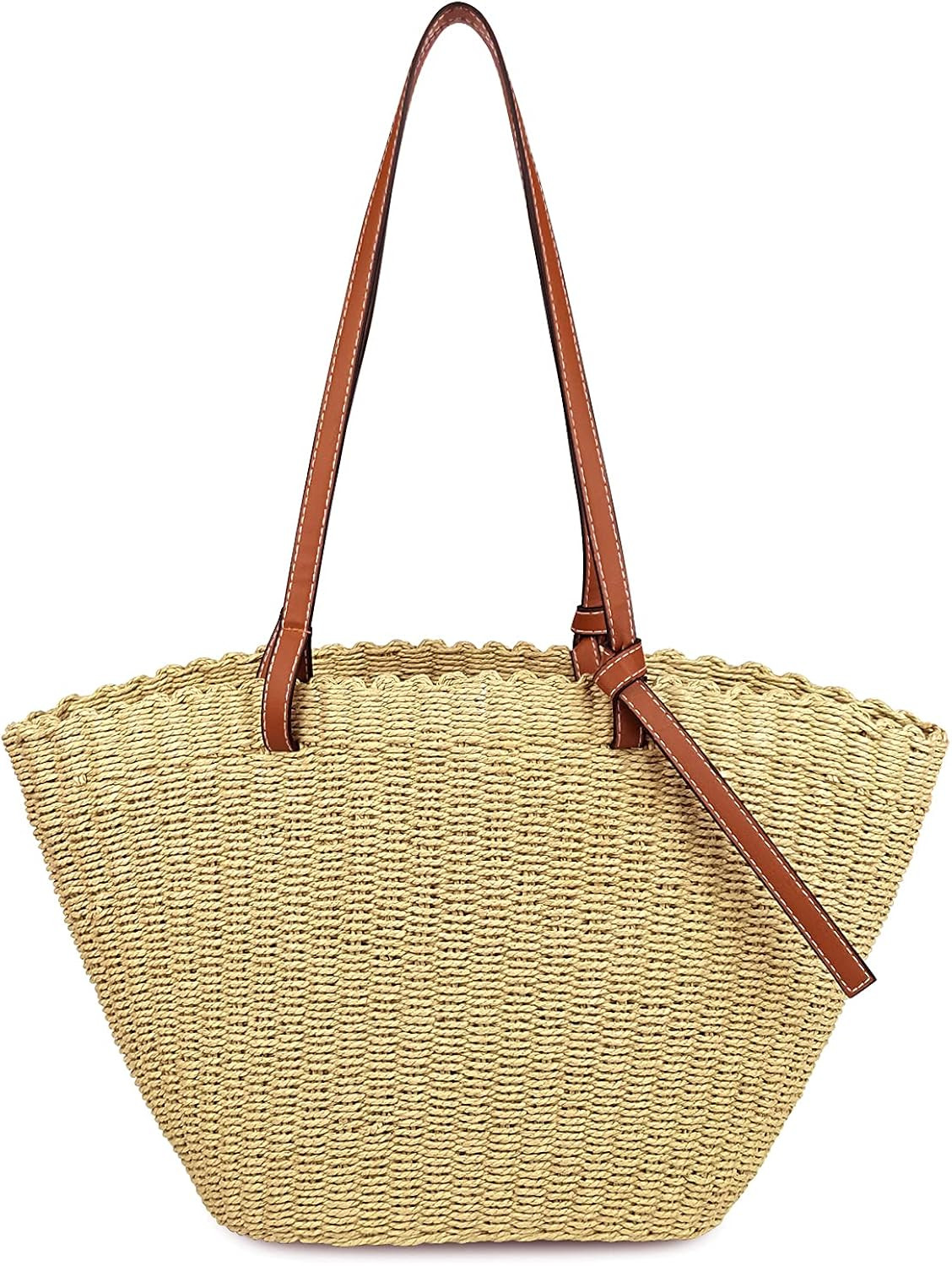 Handwoven Rattan vintage purse Bag Hollow Out Straw Beach Bag Handbag Beach Sea tote Basket Straw... | Amazon (US)