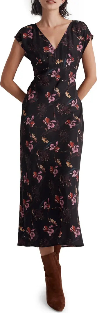 V-Neck Midi Dress | Nordstrom Rack