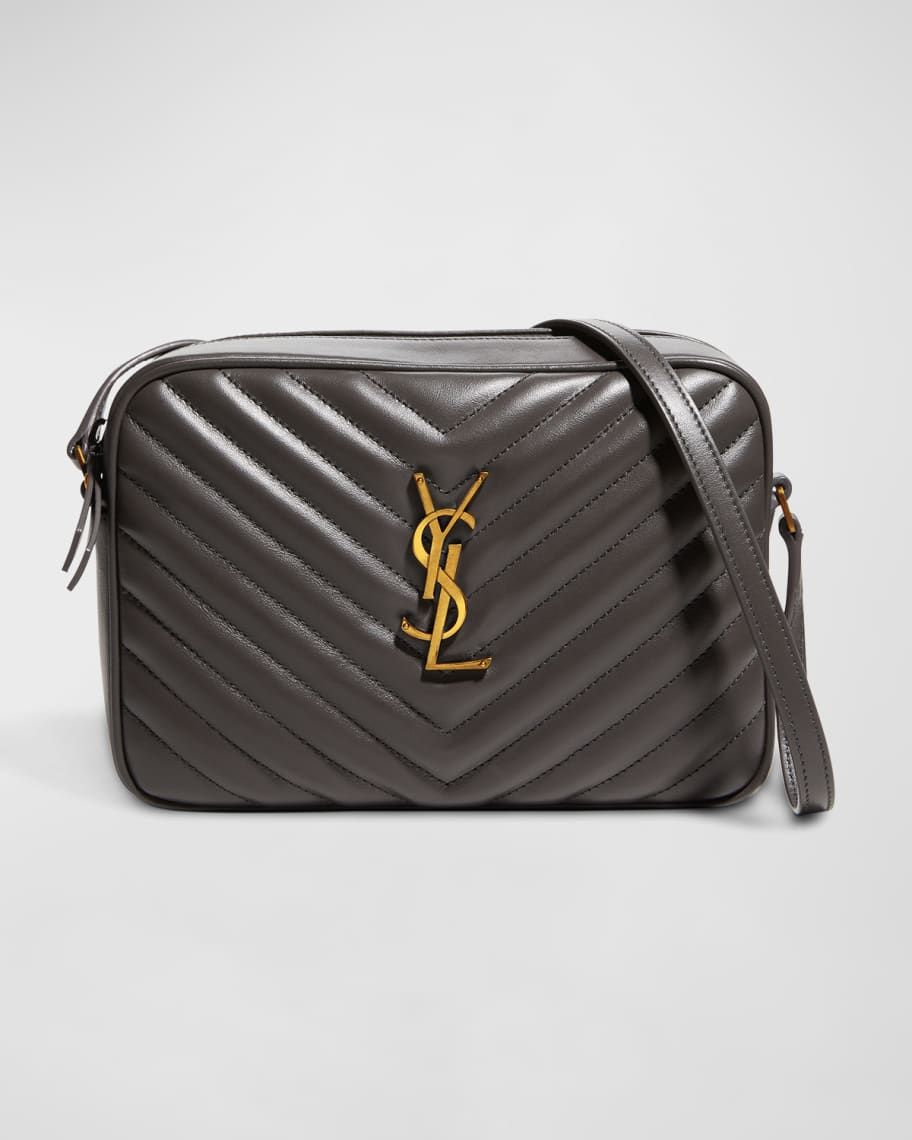 Saint Laurent Lou Medium Monogram YSL Calf Crossbody Bag | Neiman Marcus