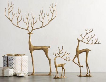 Beautiful brass & bronze reindeer Christmas decor options from Pottery Barn 🎅🏼

#LTKhome #LTKHoliday #LTKunder100