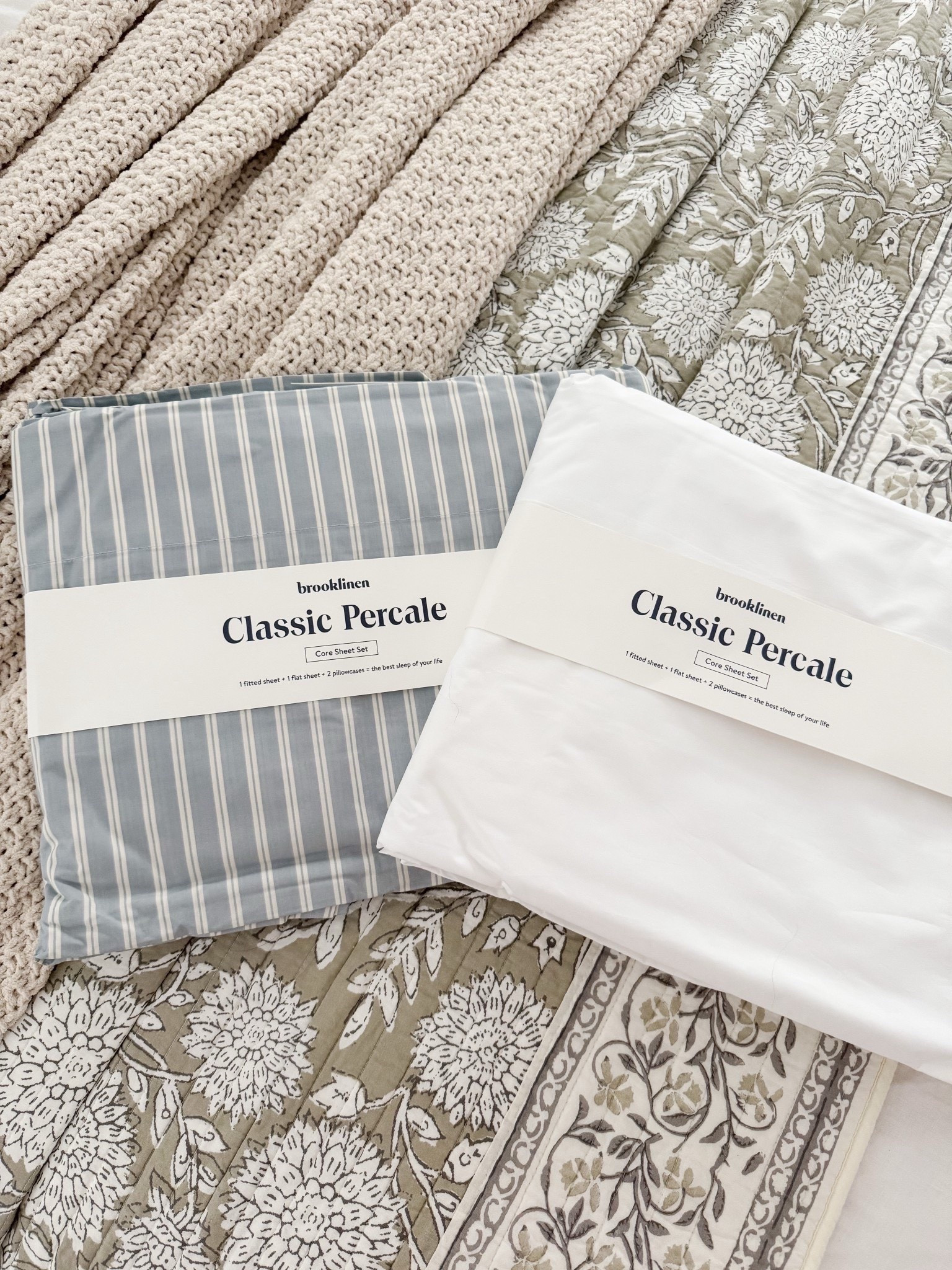 Sheet refresh for spring! ✨ These have been such a popular pick this month, and I just saw that they’re on sale! The striped print is fun yet still neutral enough to pair with other patterns and colors. I’m also linking the Amazon bedding I recently purchased and love! 

#LTKSaleAlert #LTKSeasonal #LTKHome