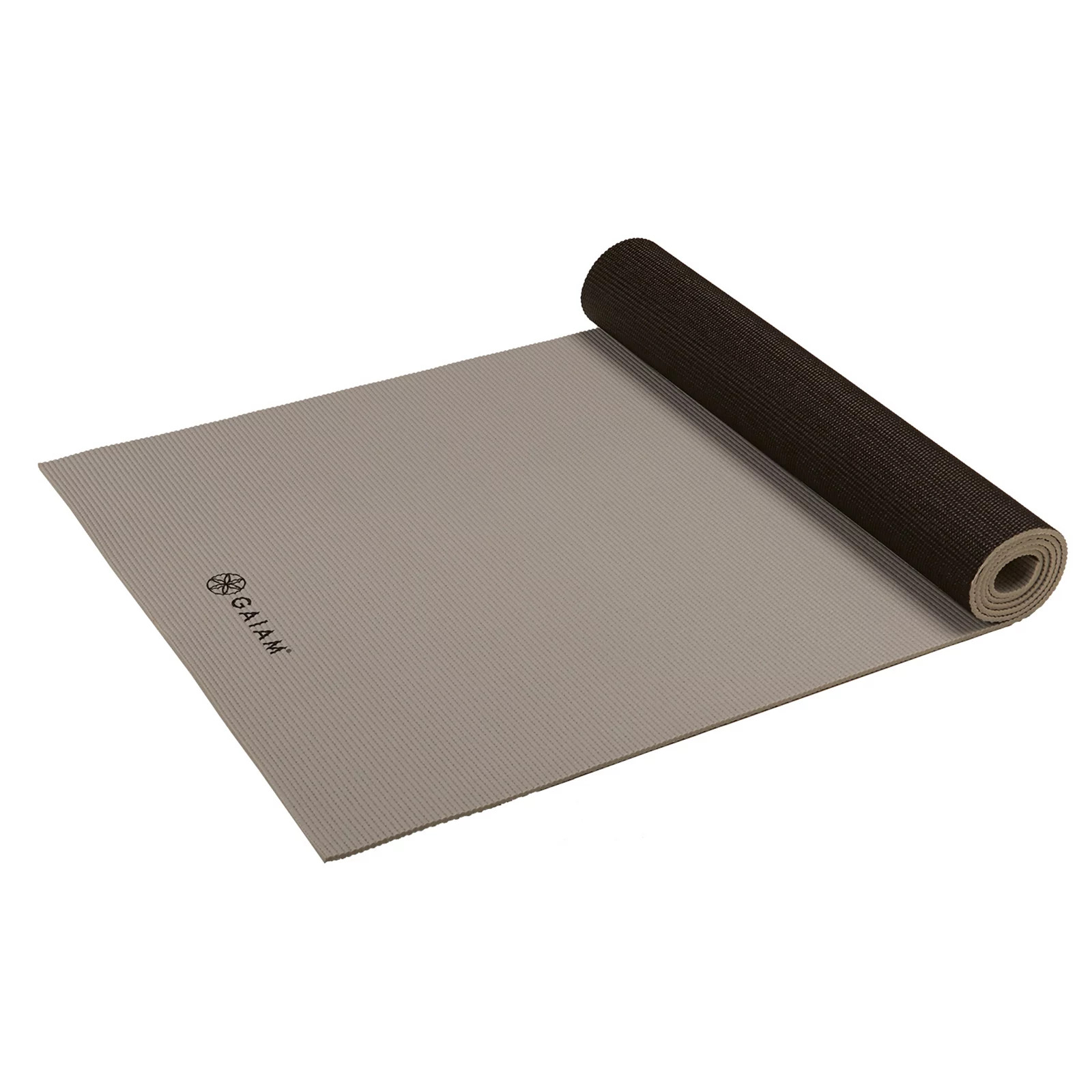 Gaiam 5mm Granite Storm Solid Yoga Mat (Grey) | Kohl's