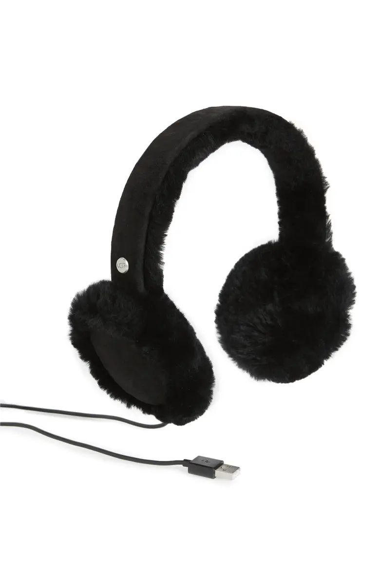 Genuine Shearling Bluetooth Earmuffs | Nordstrom