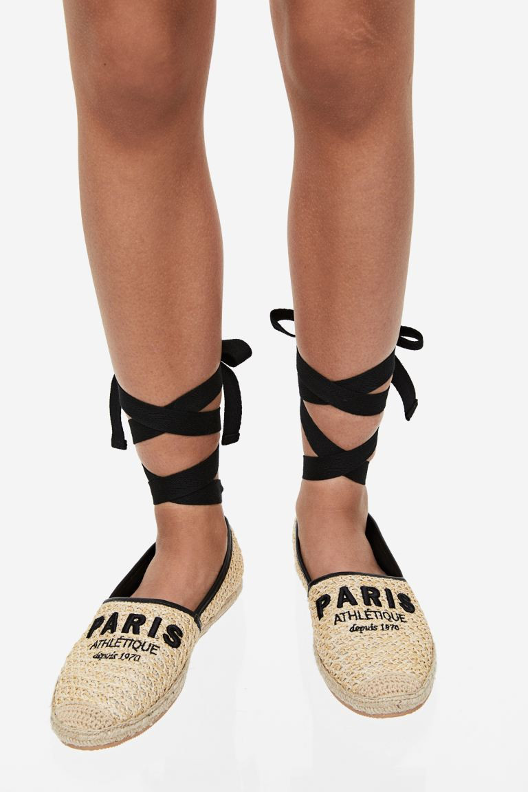 Embroidery-detail Espadrilles | H&M (US + CA)