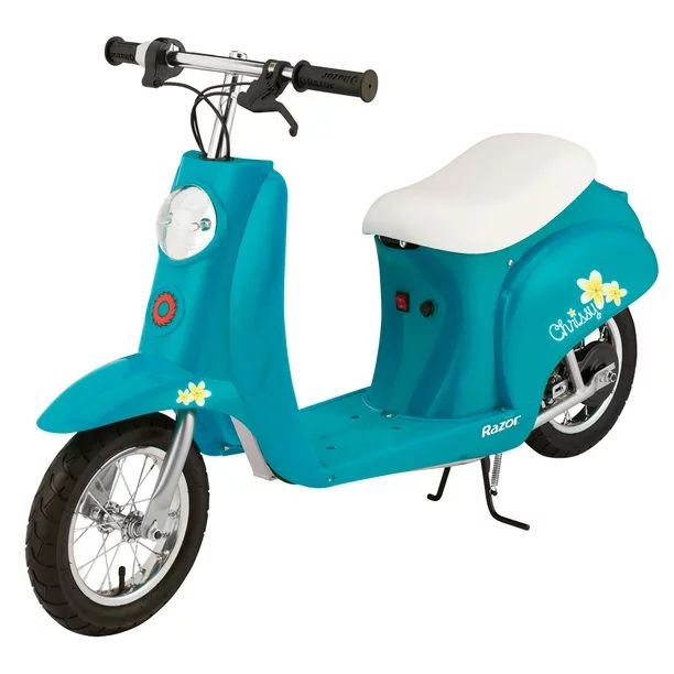 Razor Pocket Mod - Chrissy Turquoise, 24V Miniature Euro-Style Seated Electric Scooter, up to 15 ... | Walmart (US)