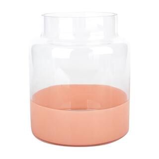 6" Pink & Clear Ombre Glass Vase by Ashland® | Michaels Stores