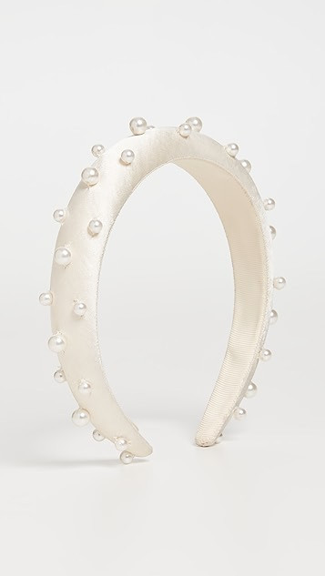 Sascha Headband In Hammered Silk | Shopbop