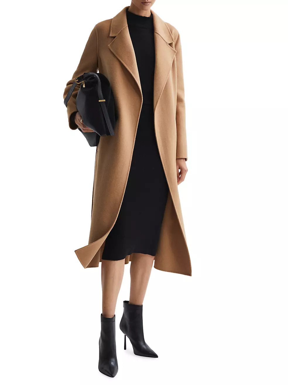 Emile Wool-Blend Belted Coat | Saks Fifth Avenue