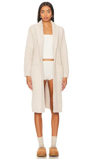 CozyChic Chenille Long Cardi in Stone | Revolve Clothing (Global)
