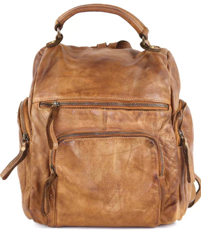 Mia Backpack in Cognac | Bolsa Nova Handbags