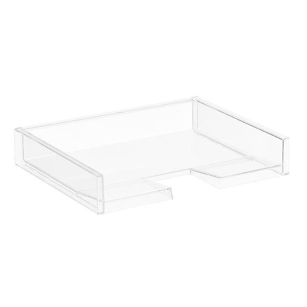 like-it Landscape Letter Tray Clear | The Container Store