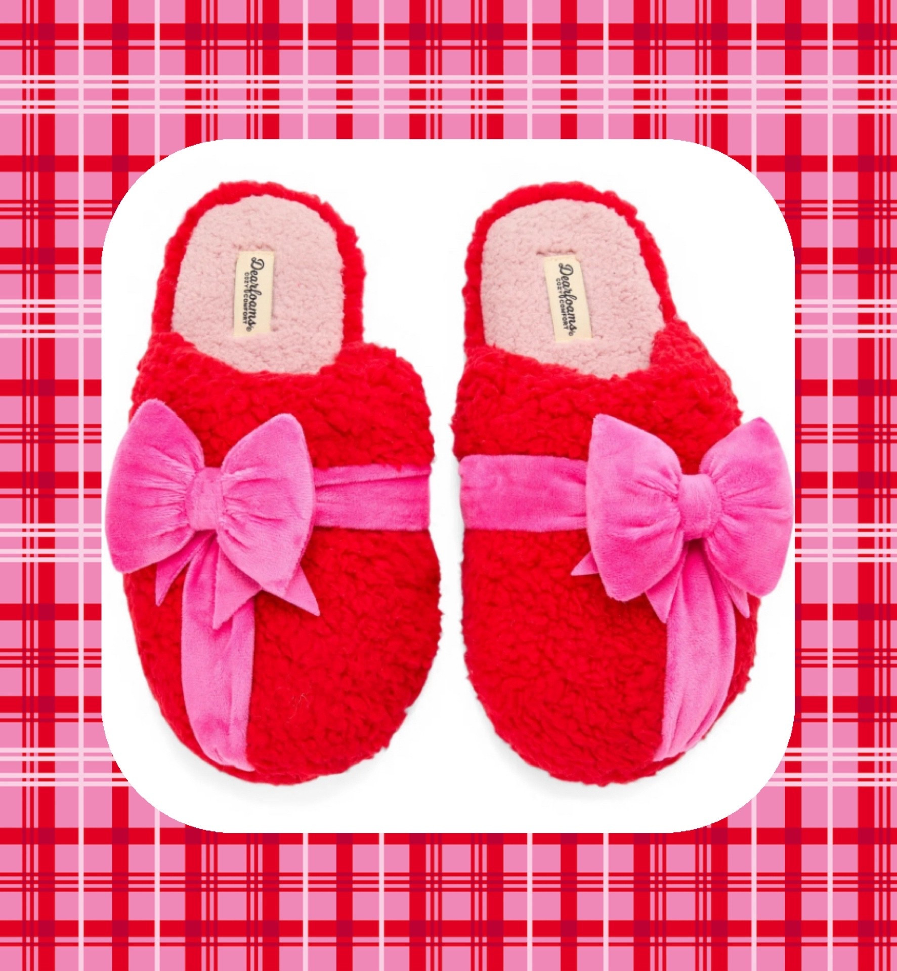 Holiday Bow Slippers 🎀❤️ Cozy + Festive Under $20

These Dearfoams bow slippers are peak holiday cozy — the bright red sherpa, the oversized pink velvet bow, and the soft plush lining make them the cutest (and comfiest!) festive house shoes. Slip-on, machine washable, and perfect for Christmas morning, movie nights, or gifting. I’m linking the exact pair shown here (a Walmart best seller!) in multiple sizes. Such a fun little festive treat for yourself or a holiday gift swap! ❤️🎀✨

holiday slippers, red and pink bow slippers, dearfoams holiday, walmart finds, cozy christmas outfit, holiday gift ideas, cute house shoes, christmas morning pjs, winter cozy essentials, under $20 gifts, festive slippers, stocking stuffer ideas

#LTKHoliday #LTKFindsUnder50 #LTKGiftGuide