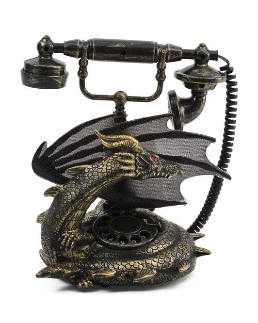 11in Lighted Dragon Telephone Decor | TJ Maxx