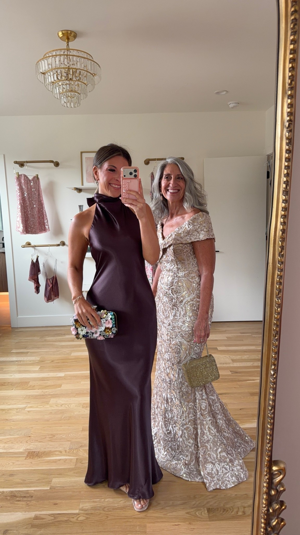 brown satin halter-tie open back, champagne floral-embroidered off-the-shoulder betsy & adam wedding guest dresses 💍💐

electric picks: emerson20
vici: emerson30

I’m 5’4” & am wearing my usual size smalls/2 

mom is 5'4" and typically wears a medium/6

fall wedding guest dresses, wedding guest dresses, cocktail dresses, semi-formal dresses, black tie wedding guest dresses, destination wedding guest dresses, garden party dresses, wedding guest outfit ideas

#LTKgrwm #LTKSeasonal #LTKWedding