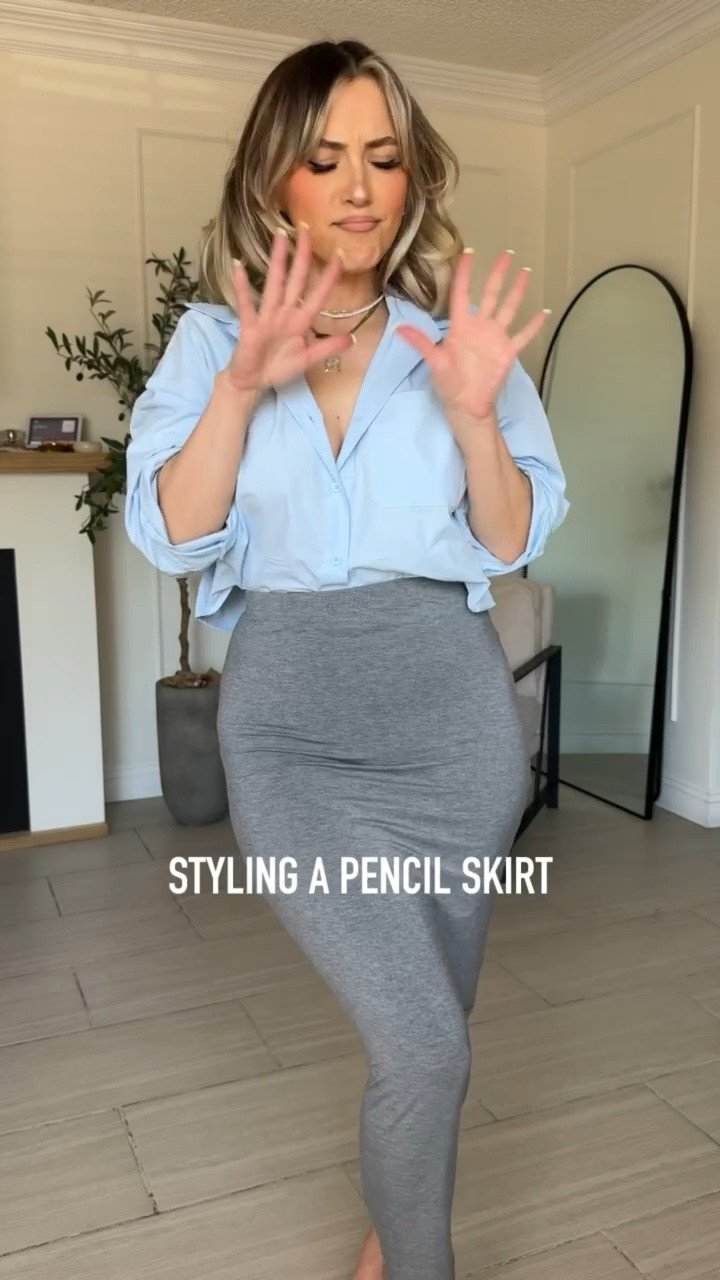 Amazon Business Casual Looks *SPRING EDITION * 

I'm 5'2 babes! See sizing below | LMK if you have questions 😘

SM in grey pencil skirt (you'll need shapewear with this; I linked the on I'm wearing). Excellent stretch | SM in light blue cropped button up | I am wearing the shapewear half skirt by Joyshaper in small ! It comes with built-in thongs, but I just cut those out. 


#LTKWorkwear #LTKgrwm #LTKootd