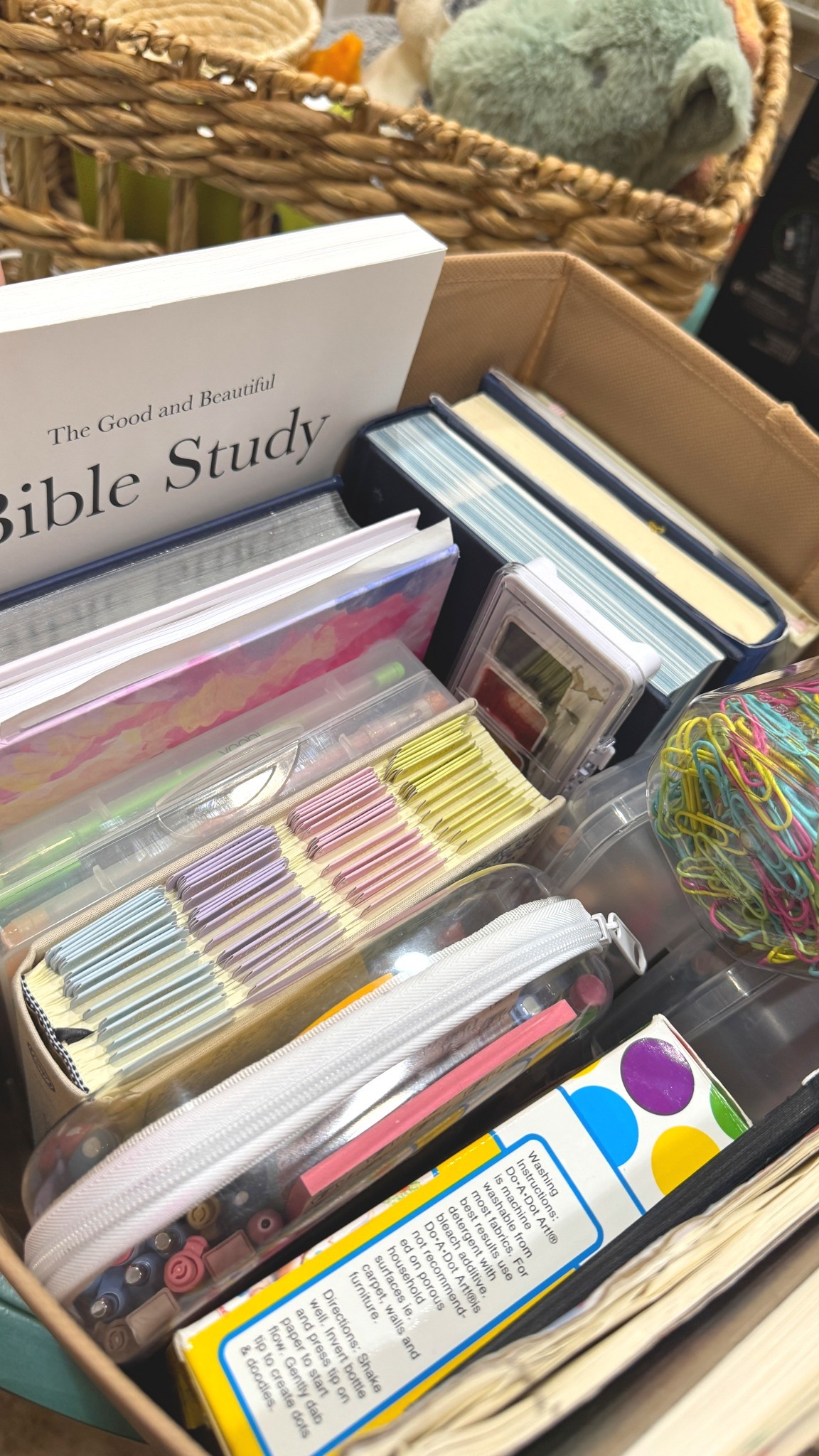 all my bible study favorites and some of kaleos art supplies in one basket (: 

#LTKFindsUnder50 #LTKFamily #LTKU