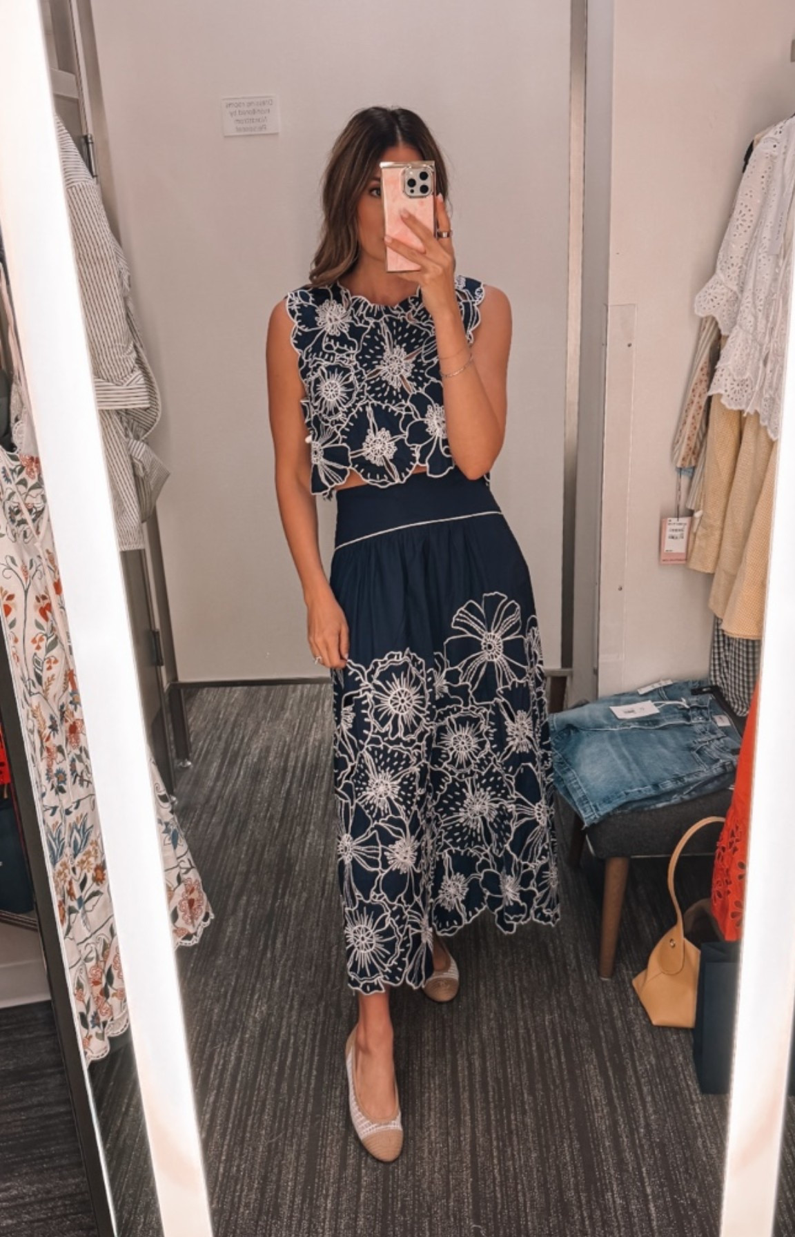 20% off my set with code LOREN20. Medium in top, XS in skirt