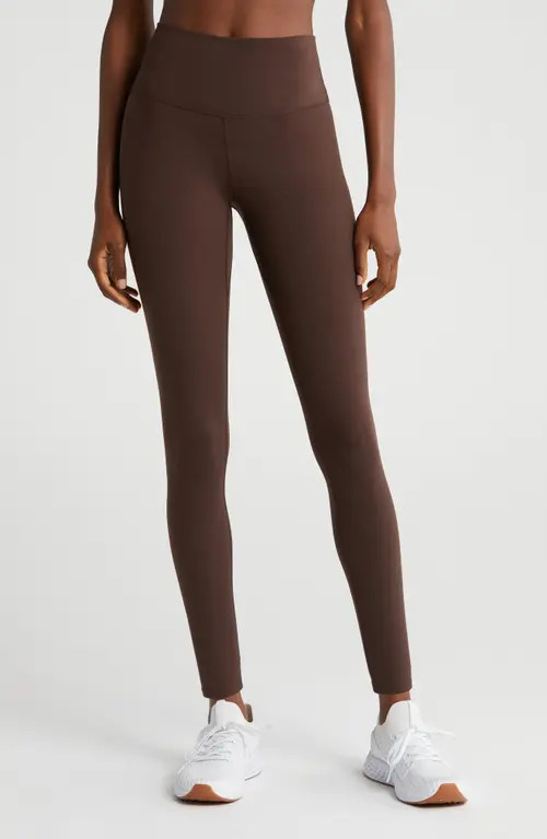 Varley FreeSoft™️ High Waist Leggings in Coffee Bean at Nordstrom, Size X-Large | Nordstrom