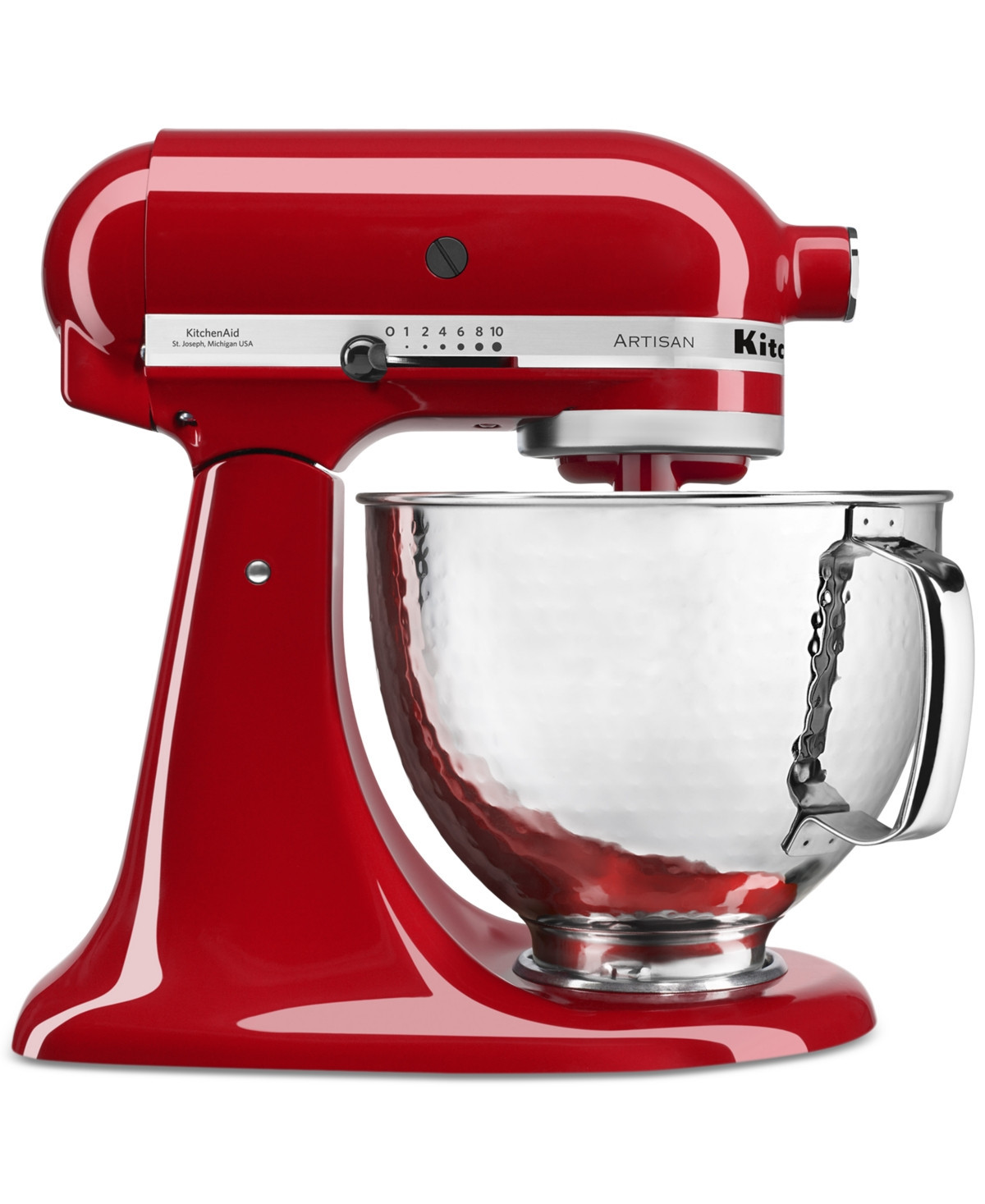 KitchenAid Artisan Series 5-Qt. Tilt-Head Stand Mixer with Hammered Bowl, Exclusively at Macy's KSM150PSHER - Empire Red | Macy's