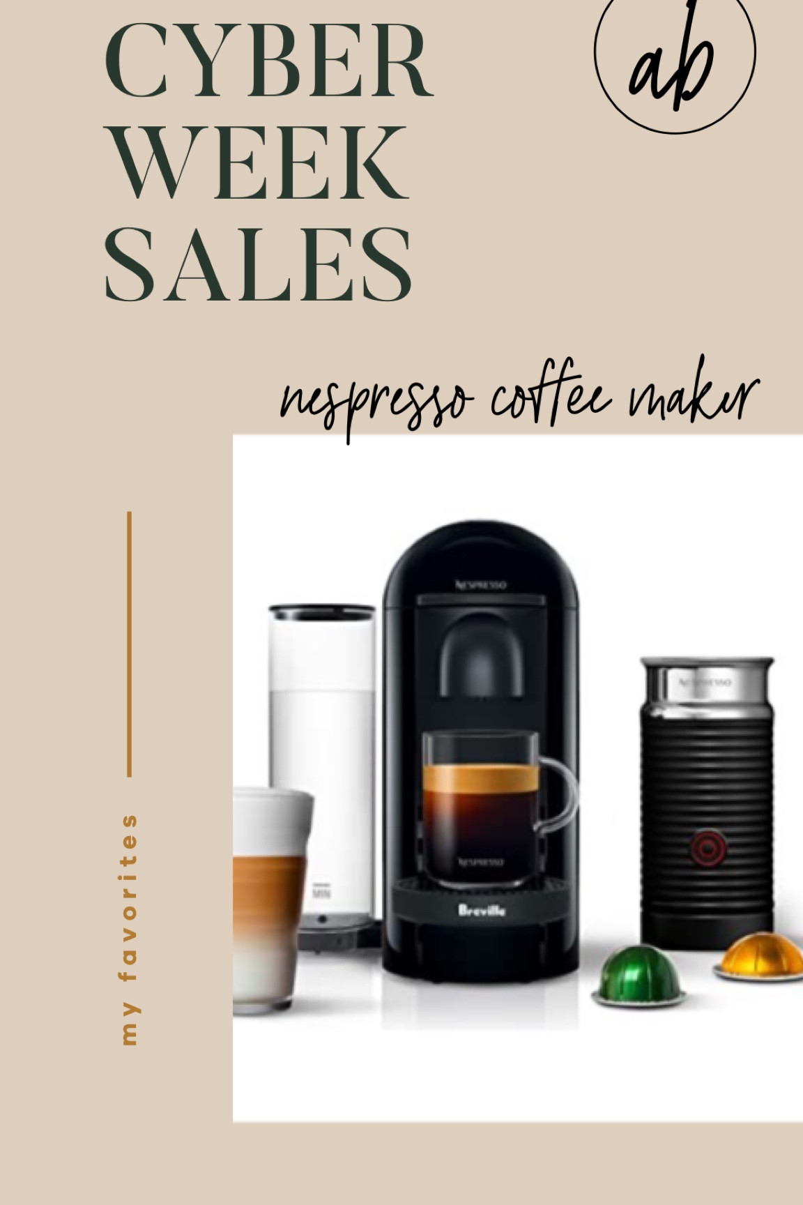NESPRESSO coffee maker on sale 

#LTKunder100 #LTKhome #LTKCyberweek