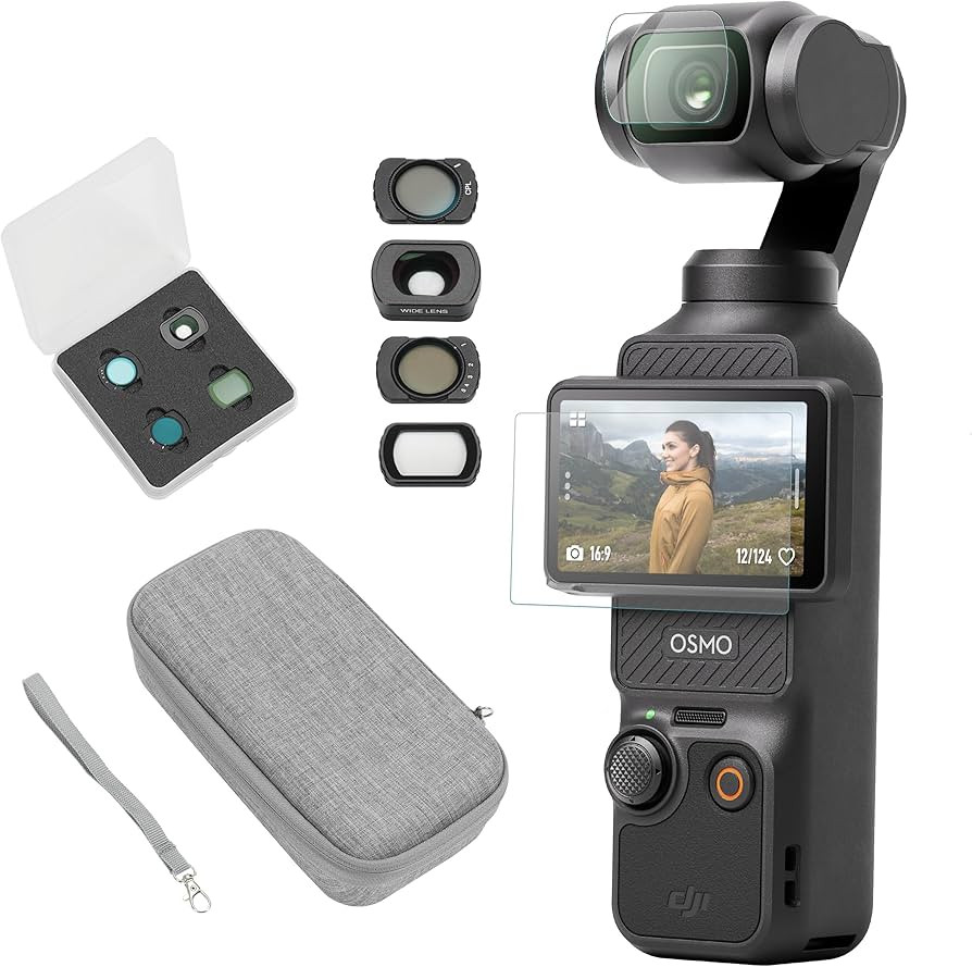 DJI Osmo Pocket 3, Vlogging Cameras with 1'' CMOS & 4K/120fps Vlog Camera, 3-Axis Stabilization, ... | Amazon (US)