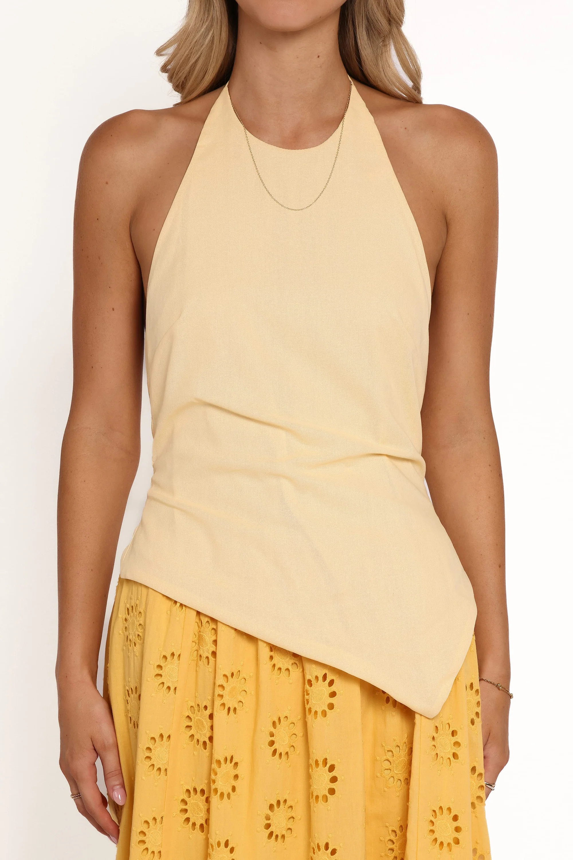 Ilyana Halter Top - Yellow | Petal & Pup (US)