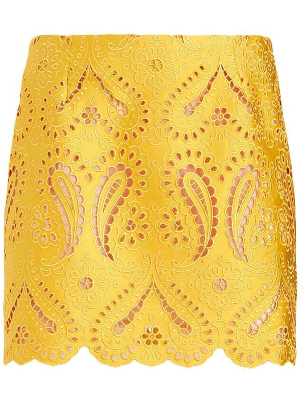 embroidered design mini skirt | Farfetch Global