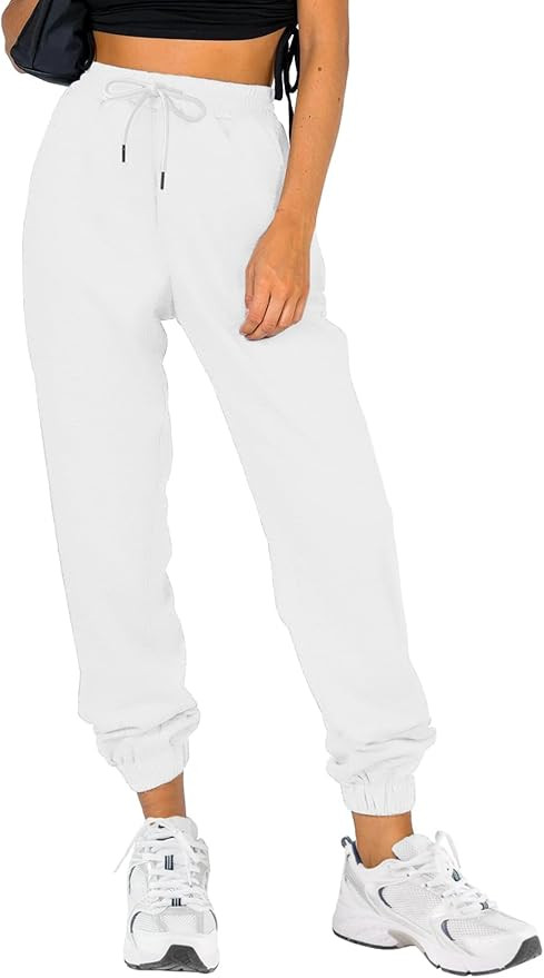 ATHMILE Sweatpants Women Fall Fashion 2026 Baggy Joggers Workout Lounge Lightweight Comfy High Wa... | Amazon (US)