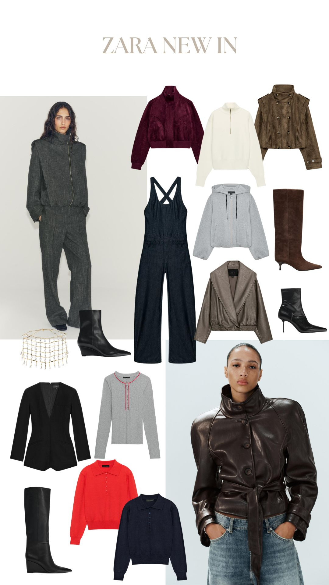 Zara New in 🍂

Zara Autumn Edit, Transitional Wardrobe, Elevated Everyday Dressing, Relaxed City Style, Rich Textured Layers, Autumn Style, Autumn Fashion, Henley Top, Autumn Jackets, Knee-High Boots  

 #LTKuk #LTKautumn #LTKeurope