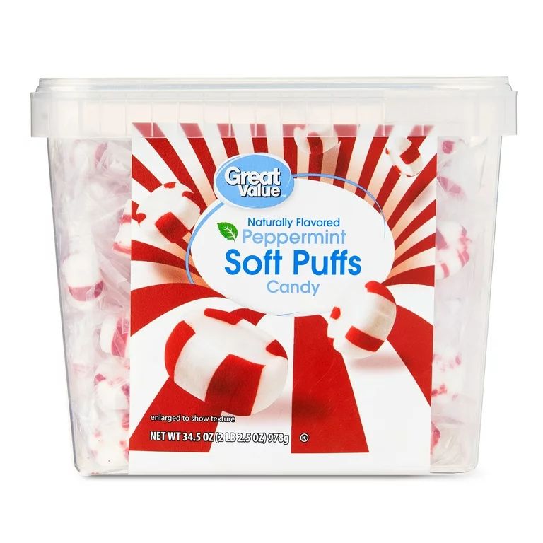 Great Value Peppermint Soft Puffs Candy, 34.5 oz | Walmart (US)