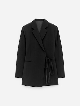 Wrap Blazer – Black – Women – ARKET GB | Arket UK