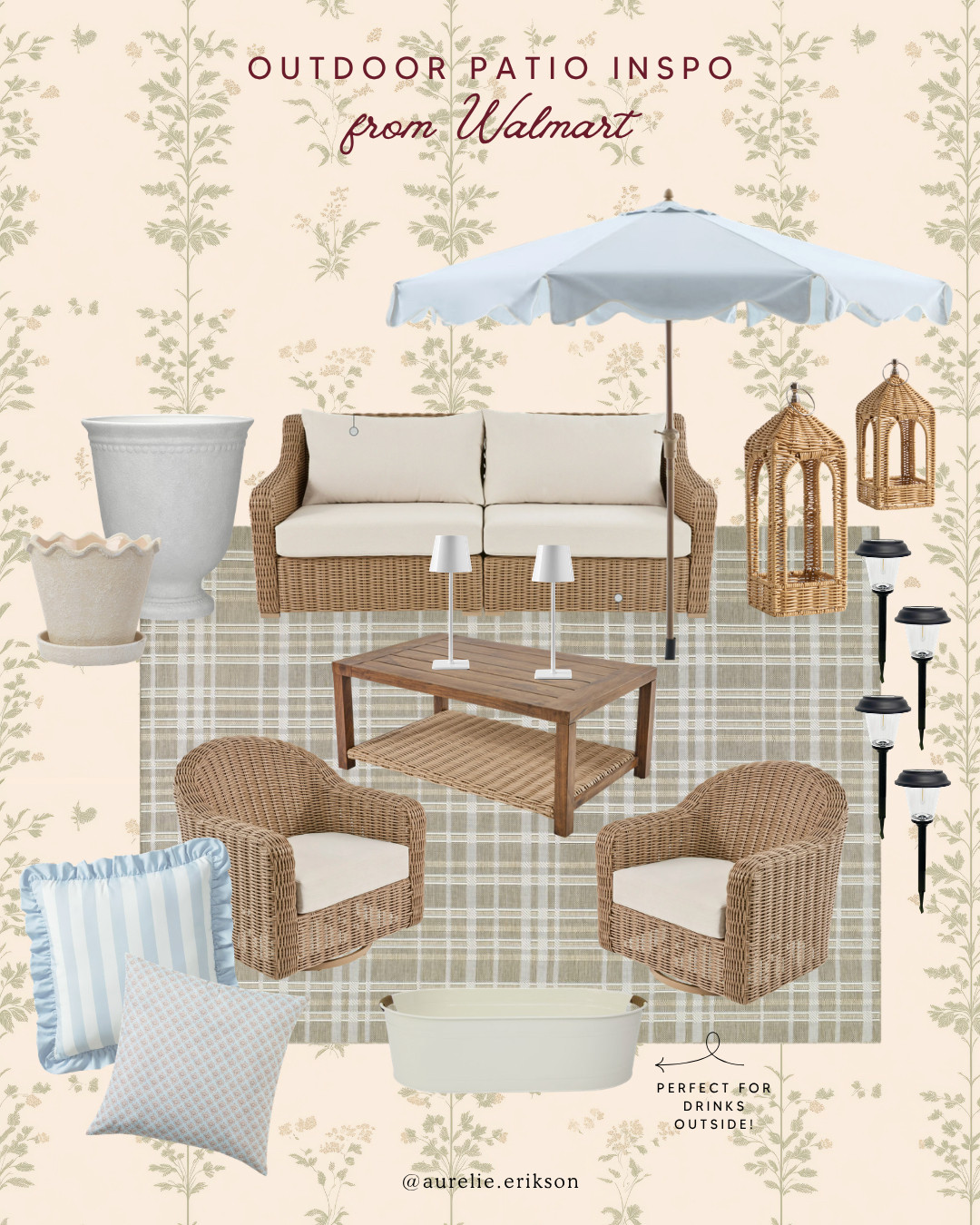 Outdoor Patio Inspo for your summer time needs all from Walmart! 

 #LTKSeasonal #LTKHome