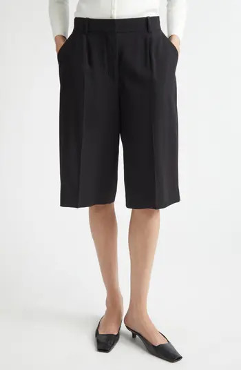 TOTEME Fluid Wide Leg Shorts | Nordstrom | Nordstrom
