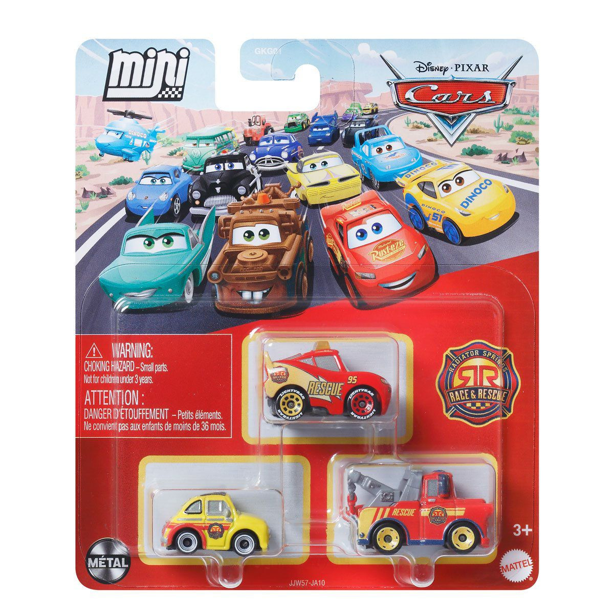 Disney / Pixar Cars Die Cast Metal Mini Racers Race & Rescue Luigi, McQueen & Mater Car 3-Pack | Target