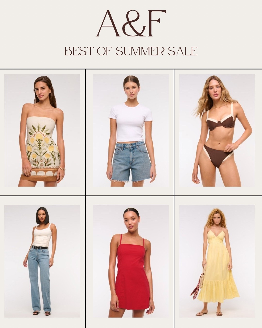 Abercrombie & Fitch best of summer sale is too good! Up to 50% off! 

#LTKSeasonal #LTKSaleAlert #LTKFindsUnder100